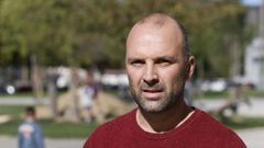 Pedro Castro, padre del beb� secuestrado en Bilbao y solicitante de la orden de alejamiento.