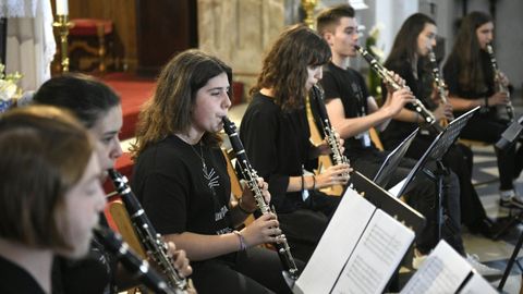 Detalle dun dos concertos programados polo Clarinet Fest de Laln na sa edicin do ano 2021, e que se celebrou na ma do 23 de xullo na igrexa das Dores respectando as restricins impostas pola pandemia do covid-19. 