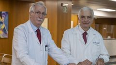 Los doctores Miguel �ngel Ca�nzos (izquierda) y Dar�o Dur�n (derecha)