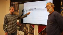 Rub�n Arroxo y Alexandre Penas presentaron el proyecto