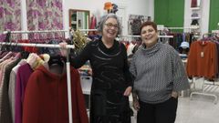 Pitusa y Eva, fundadora y actual propietaria de la tienda Trevo, que est� de aniversario