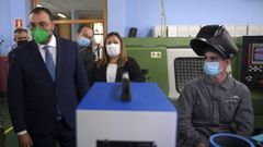 El presidente del Principado de Asturias, Adri�n Barb�n, inaugura el curso 2021-2022 de Formaci�n Profesional en el Centro Integrado de Formaci�n Profesional (CIFP) de Mantenimiento y Servicios a la Producci�n en el Pol�gono Valnal�n
