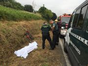 Ciclista muerto