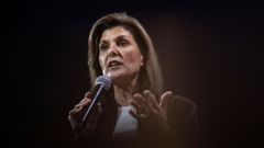 Nikki Haley, el lunes en Carolina del Sur.