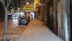 Calle S�enz D�ez, en la capital ourensana.