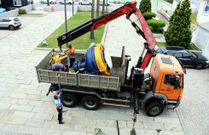 La boya qued� fondeada ayer al sureste de Muros. 