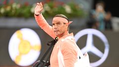 Rafa Nadal.Rafa Nadal se despide de Madrid