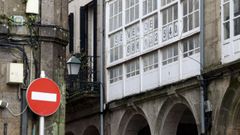 Vivienda en venta en la plaza do Toural, en Santiago de Compostela.