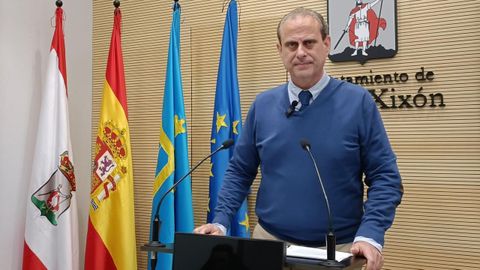 El concejal del PSOE Tino Vaquero