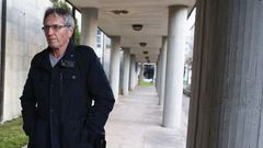 Llega al juzgado el principal acusado, el alem�n Johann Grimm, propietario del taller de Milladoiro (Ames)
