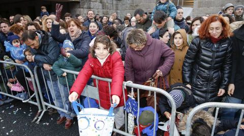 P�blico en la Cabalgata de Reyes de A Coru�a