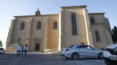 Fachada lateral de la iglesia de San Vicente, una de las escalas de la ruta virtual