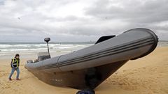 Imagen de archivo de una narcolancha interceptada en Galicia