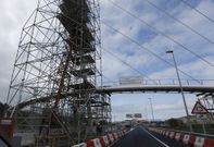 La pr�xima semana comenzar� la retirada de los andamios, una vez finalice la obra. 