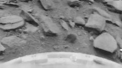 Fotograf�a de la superficie de Venus tomada por la sonda Venera 9 en 1975.