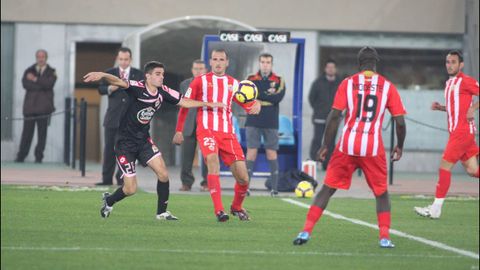 El da de su debut en primera frente al Almera