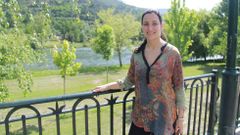 Sandra Moldes lleva cuatro a�os en la presidencia del CCA de O Barco