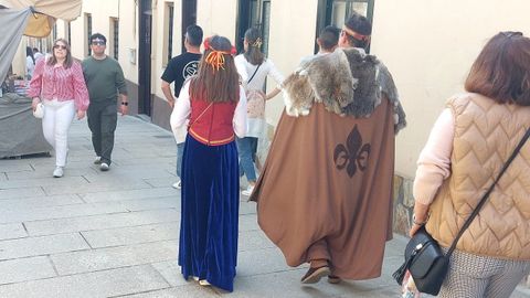 Trajes de �poca en la calle Santo Domingo