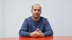 Suso V�zquez Tall�n, en la delegaci�n de La Voz de Galicia en Lugo.