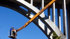 Inspeccin del puente de O Pedrido