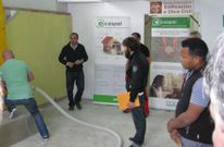 Una de las jornadas en el Porta da Auga para presentar nuevos materiales y t�cnicas de construcci�n.