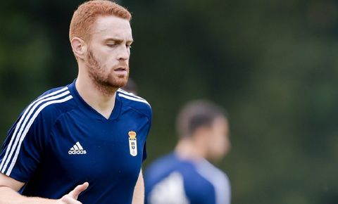 Julen Monreal ejercit�ndose durante esta pretemporada en El Requex�n