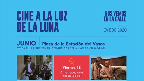 Cartel de la primera sesi�n del ciclo �Cine a la Luz de la Luna�