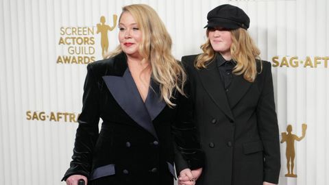 Christina Applegate y Sadie Grace LeNoble, en un evento en Los �ngeles en febrero del 2023