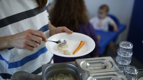 infantil.Una de las escuelas infantiles de A Coru�a, en Novo Mesoiro