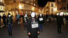 Pontevedra sali a la calle para condenar las agresiones machistas.