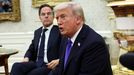 Donald Trump durante la rueda de prensa de este mircoles.