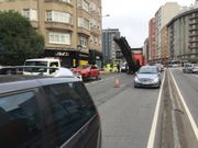 Obras en la ronda de Outeiro