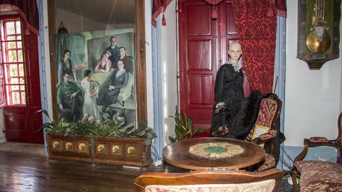 Una sala del museo del Pazo de Tor, que se podr visitar los sbados por Internet