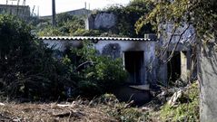 Estado en que qued� la vivienda de Luis Su�rez.