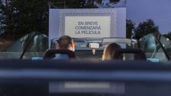 Imagen de archivo del autocine en el Outlet de Culleredo