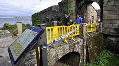 Vallas en San Felipe por riesgo de derrumbe