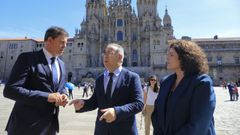 El nuevo delegado del Gobierno en Galicia, Jos� Ram�n G�mez Besteiro, estuvo esta ma�ana de visita oficial en Santiago
