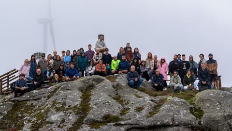 Foto de familia dos participantes na última edición do Chanfaina Lab, en setembro de 2023