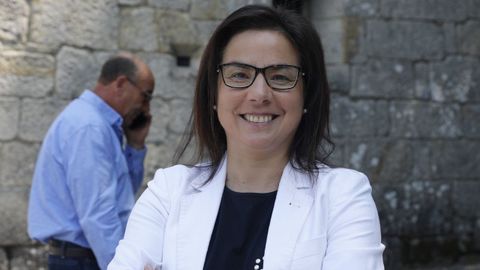 Ana V&aacute;zquez, durante la presentaci&oacute;n de las candidaturas del PP de Ourense al Congreso en las elecciones del 2023