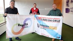 Fajardo, Pi&ntilde;eiro y Est&eacute;vez presentaron la regata.