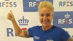 La nadadora del Salvour, Cristina Colomo