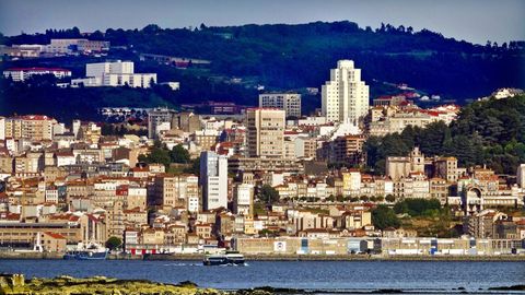 Vista de la ciudad de Vigo