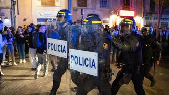 Disturbios durante una convocatoria de Blocus en Palma