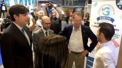 El consejero de Ciencia, Innovaci�n y Universidad, Borja S�nchez, visita Fidma