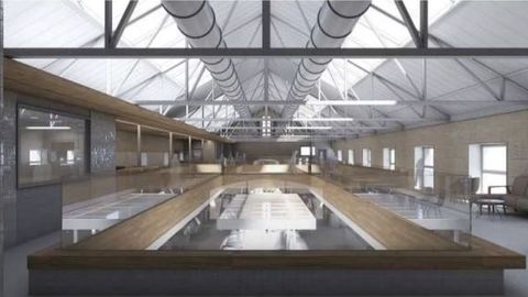 Infograf�a del proyecto de la reforma de la plaza de abastos de O Carballi�o.