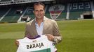 Baraja, en su presentaci�n como entrenador del Elche el pasado verano