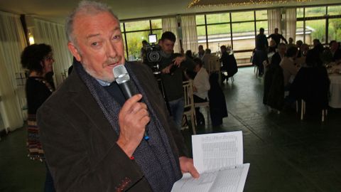 El presidente del consejo regulador, Jos� Manuel Rodriguez, durante su intervenci�n