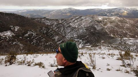 Vistas de las monta�as de O Courel a unos 1.300 metros de altura, en las cercan�as del Alto do Couto,