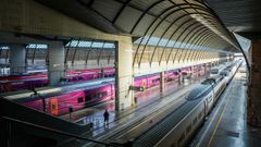 La estaci�n de Santa Justa de Sevilla en una imagen de archivo