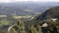 Panor�mica del municipio de Ourol desde O Castelo, en Viveiro